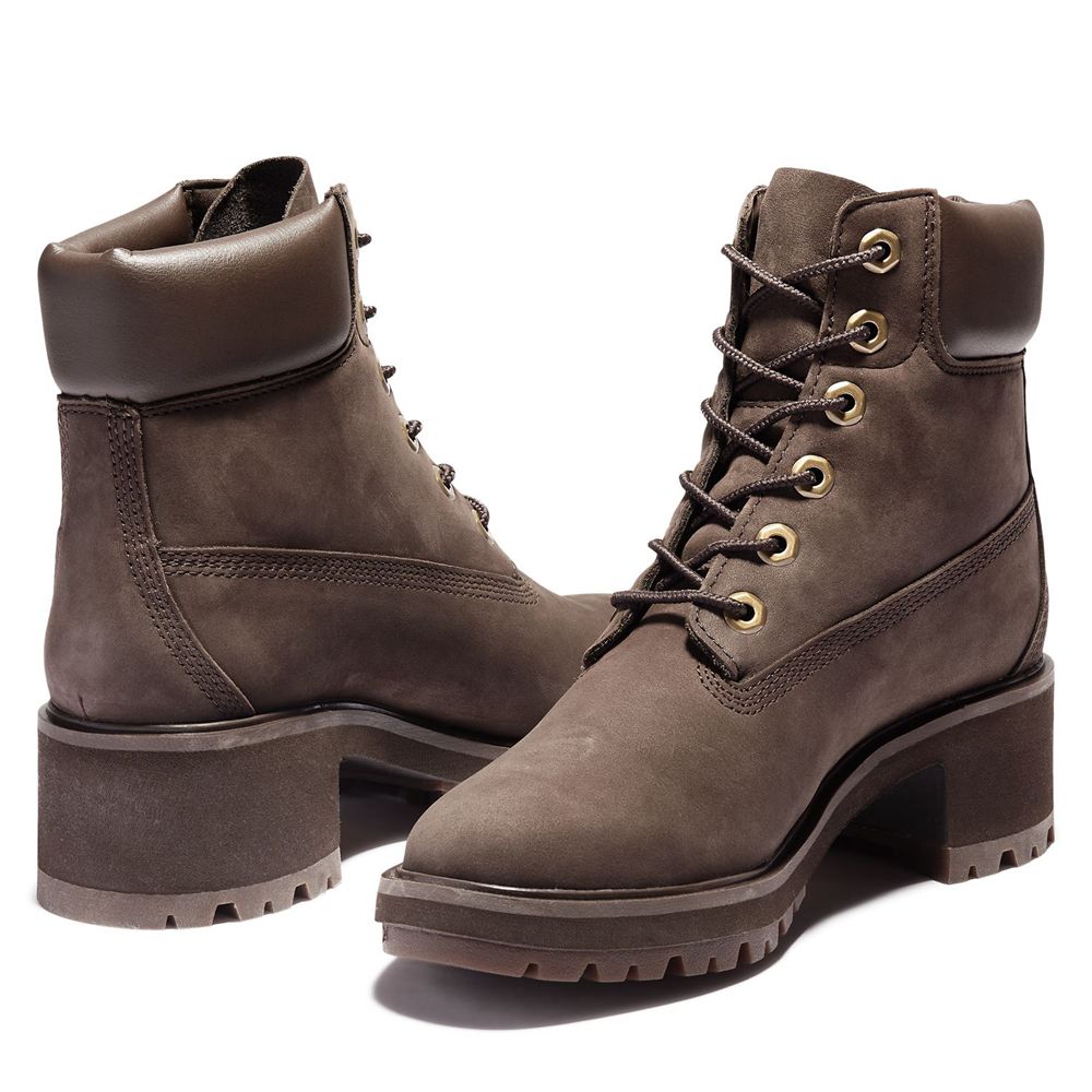 Timberland 6-Inch Μποτακια Γυναικεια Βαθυ Καφε - Kinsley Waterproof - Greece 7019284-MO